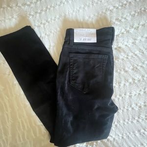The Loft Petite New Velvet Skinny Black Jeans